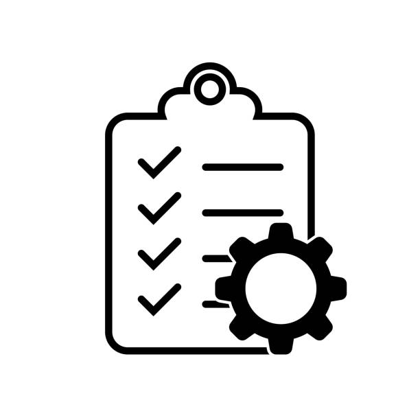 clipboard checklist icon for documents with check marks