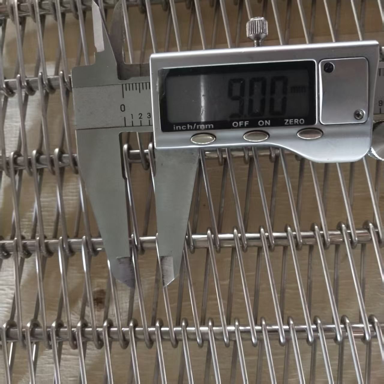 JBL Mesh Belt 185 m Batch Dimensional Check from an anonymized Malaysia Self-Stacking Belt replacement project
