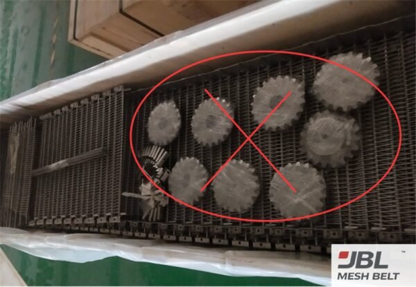 Sprockets loose in an export crate, rejected and repacked