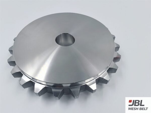 Sprocket for a chain-driven belt