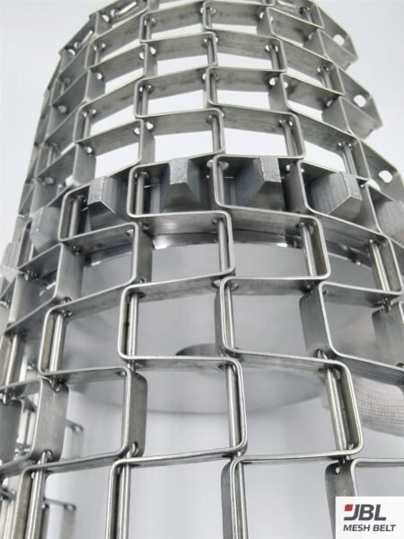 Sprocket fitted in a belt section before release